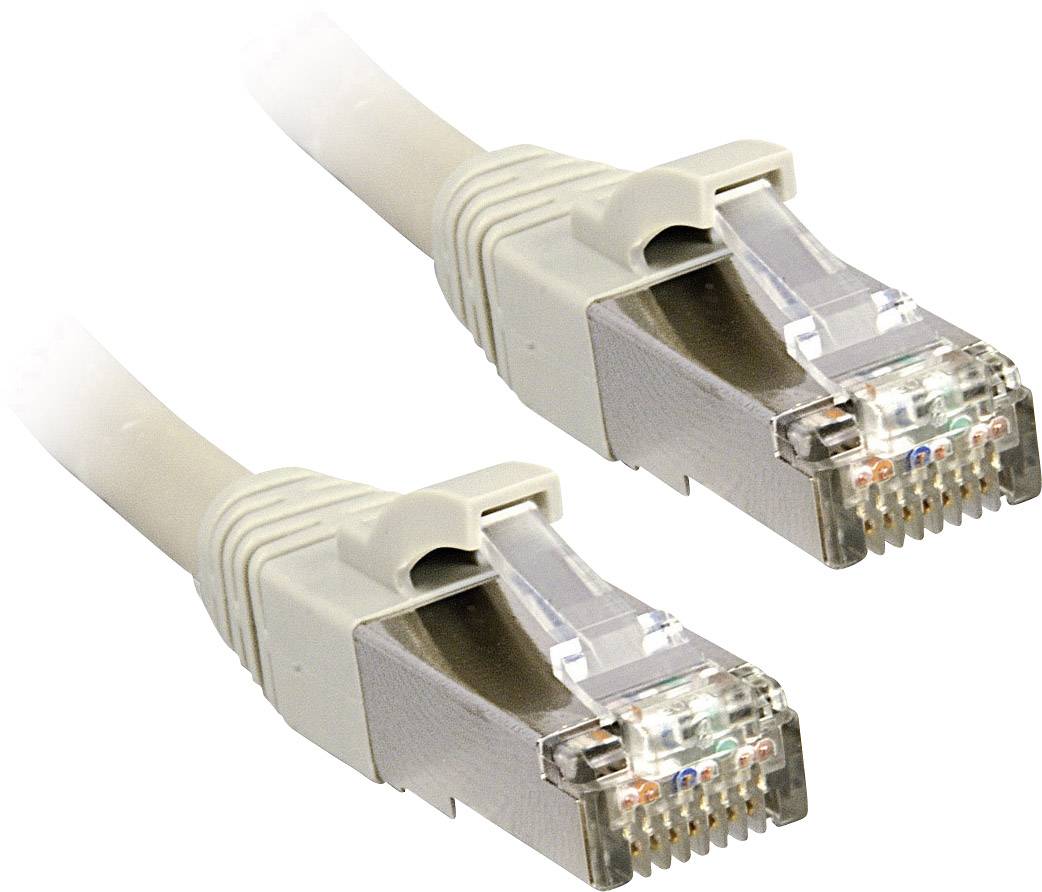 LINDY 47246 RJ45 Netwerkkabel, patchkabel CAT 6 F/UTP 5.00 m Grijs Snagless 1 stuk(s)