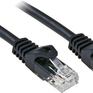 LINDY 48191 RJ45 Netwerkkabel, patchkabel CAT 6 U/UTP 0.50 m Zwart Snagless 1 stuk(s) LINDY 48191 RJ45 Netwerkkabel, patchkabel CAT 6 U/UTP 0.50 m Zwart Snagless 1 stuk(s)