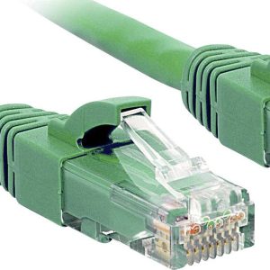 LINDY 48045 RJ45 Netwerkkabel, patchkabel CAT 6 U/UTP 0.30 m Groen Snagless 1 stuk(s)