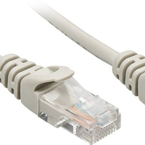 LINDY 48364 RJ45 Netwerkkabel, patchkabel CAT 5e U/UTP 3.00 m Grijs 1 stuk(s)