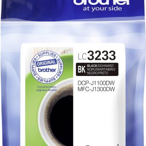 Brother Inktcartridge LC-3233BK Origineel Zwart LC-3233 BK Brother Inktcartridge LC-3233BK Origineel Zwart LC-3233 BK