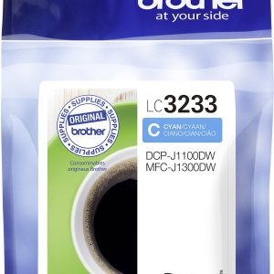 Brother Inktcartridge LC-3233C Origineel Cyaan LC-3233 C Brother Inktcartridge LC-3233C Origineel Cyaan LC-3233 C