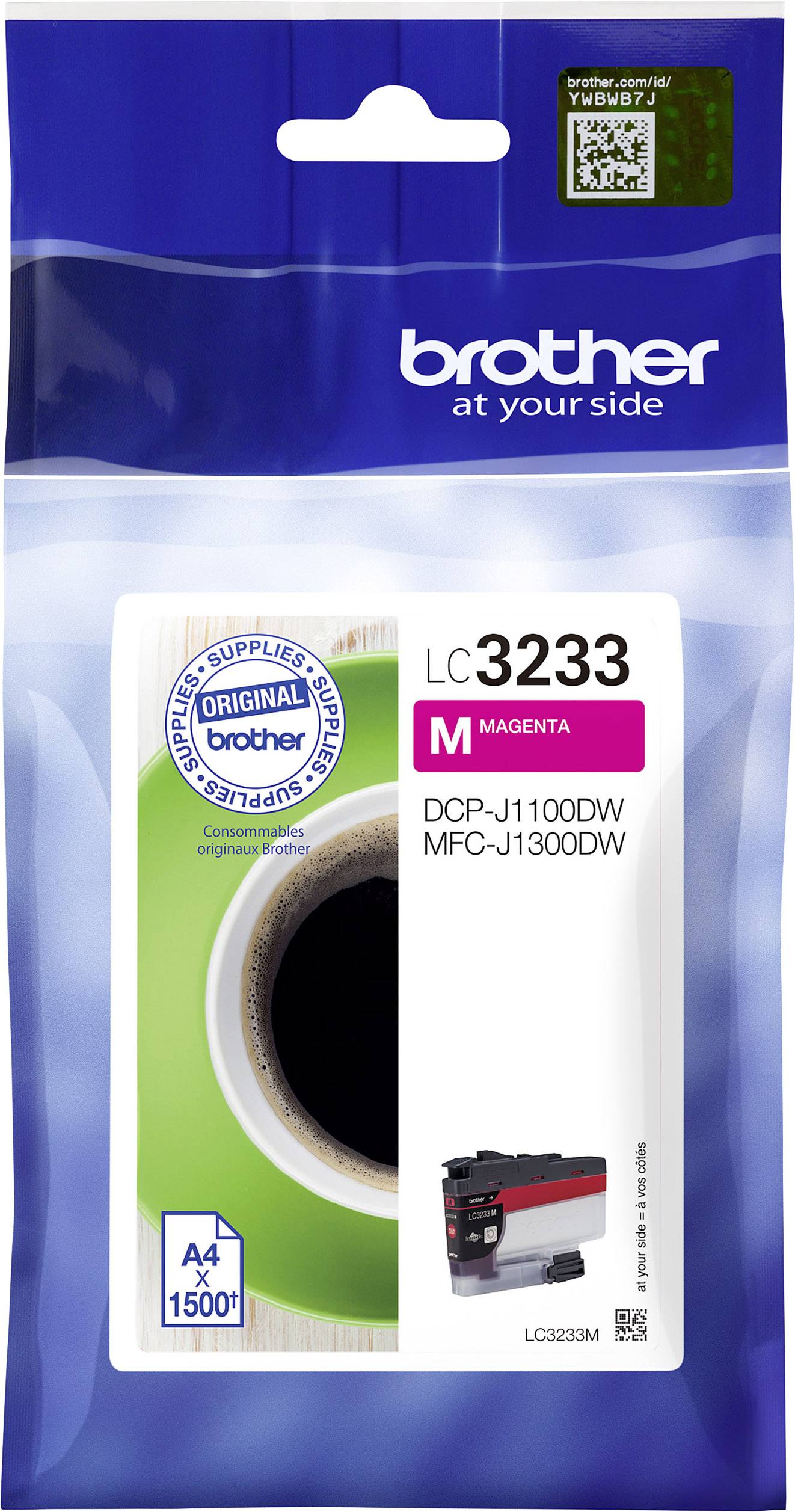 Brother Inktcartridge LC-3233M Origineel Magenta LC-3233 M