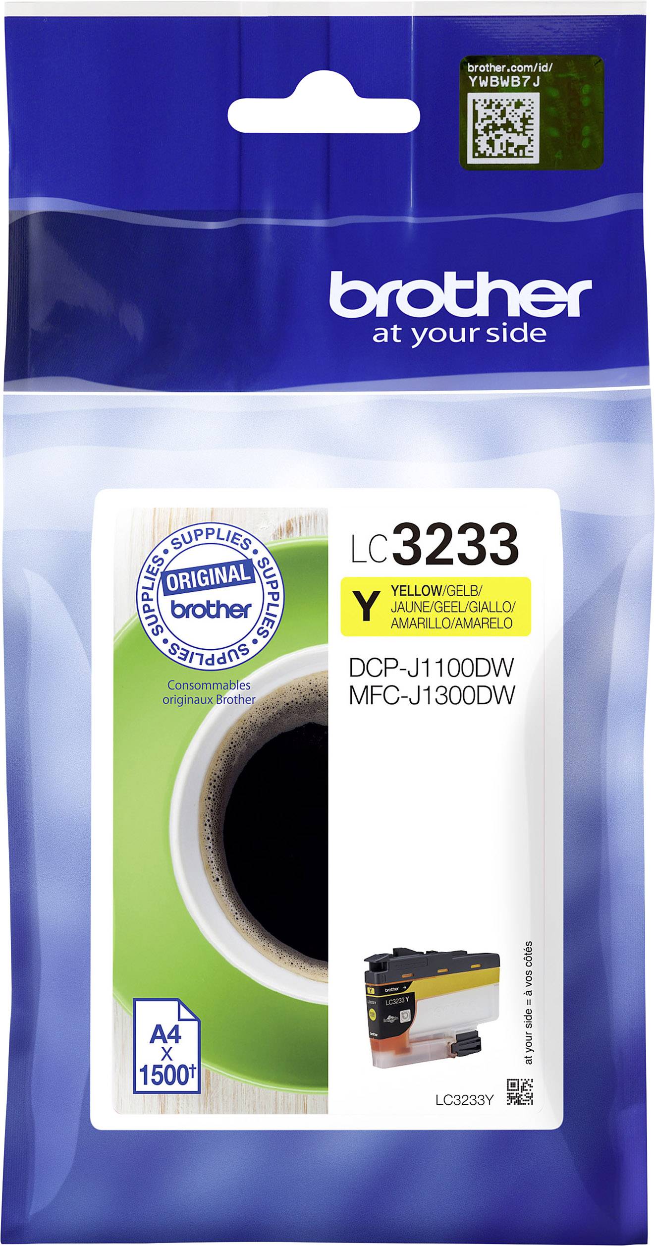 Brother Inktcartridge LC-3233Y Origineel Geel LC-3233 Y