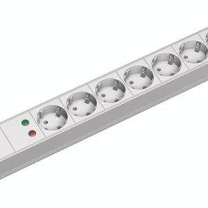 Bachmann 333.604 19 inch Stekkerdoos voor patchkast 1.5 HE Geaarde contactdoos Overspanningsbescherming Grijs-wit (RAL 7 Bachmann 333.604 19 inch Stekkerdoos voor patchkast 1.5 HE Geaarde contactdoos Overspanningsbescherming Grijs-wit (RAL 7