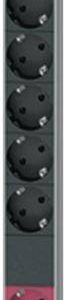 Bachmann 800.0107 19 inch Stekkerdoos voor patchkast 1 HE Geaarde contactdoos Aluminium profiel Meerdere kleuren Bachmann 800.0107 19 inch Stekkerdoos voor patchkast 1 HE Geaarde contactdoos Aluminium profiel Meerdere kleuren