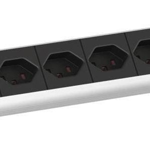 Bachmann 800.1264 19 inch Stekkerdoos voor patchkast 1 HE Variabele bevestigingsrails Bachmann 800.1264 19 inch Stekkerdoos voor patchkast 1 HE Variabele bevestigingsrails