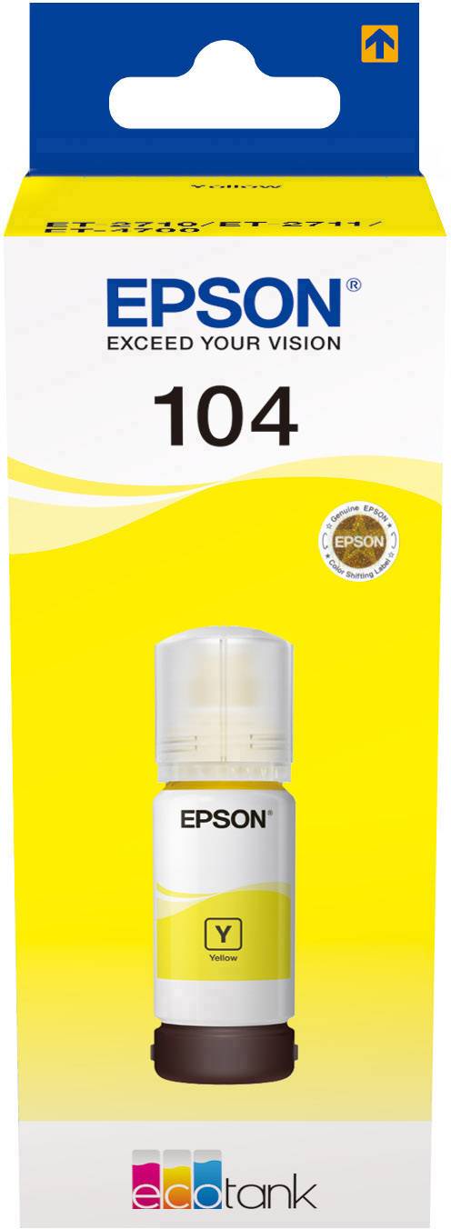 Epson C 13 T 00P440 104 Navulinkt Origineel Epson Geel 1 stuk(s)
