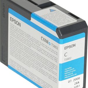 Epson Inktcartridge T5802 Origineel Cyaan C 13 T 580200 Epson Inktcartridge T5802 Origineel Cyaan C 13 T 580200