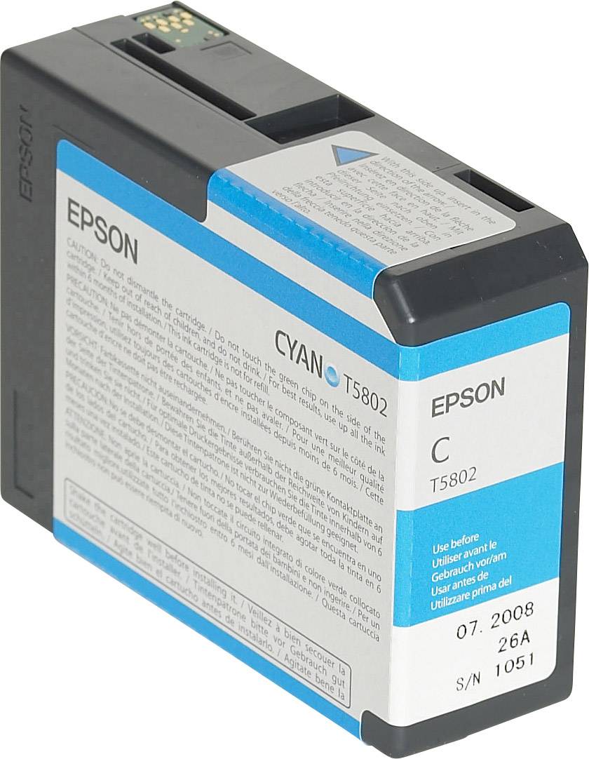 Epson Inktcartridge T5802 Origineel Cyaan C 13 T 580200