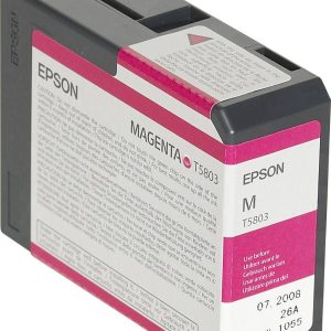 Epson Inktcartridge T5803 Origineel Magenta C 13 T 580300 Epson Inktcartridge T5803 Origineel Magenta C 13 T 580300