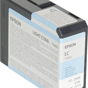 Epson Inktcartridge T5805 Origineel Enkel Foto cyaan C 13 T 580500 Epson Inktcartridge T5805 Origineel Enkel Foto cyaan C 13 T 580500