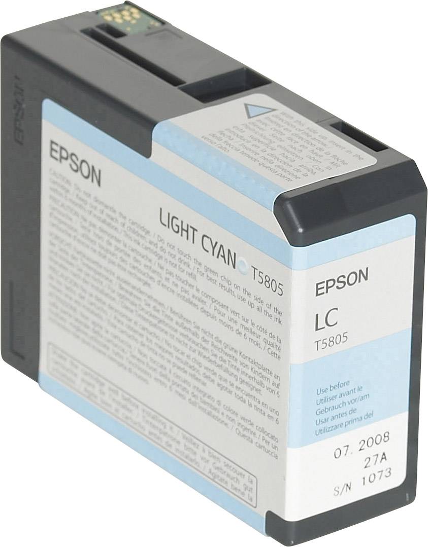 Epson Inktcartridge T5805 Origineel Enkel Foto cyaan C 13 T 580500