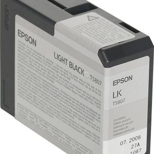 Epson Inktcartridge T5807 Origineel Enkel Zwart C 13 T 580700 Epson Inktcartridge T5807 Origineel Enkel Zwart C 13 T 580700