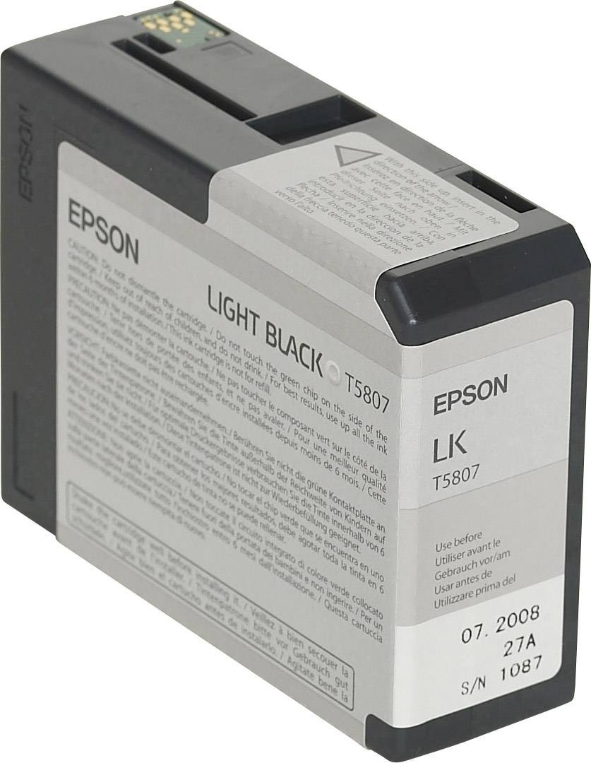 Epson Inktcartridge T5807 Origineel Enkel Zwart C 13 T 580700