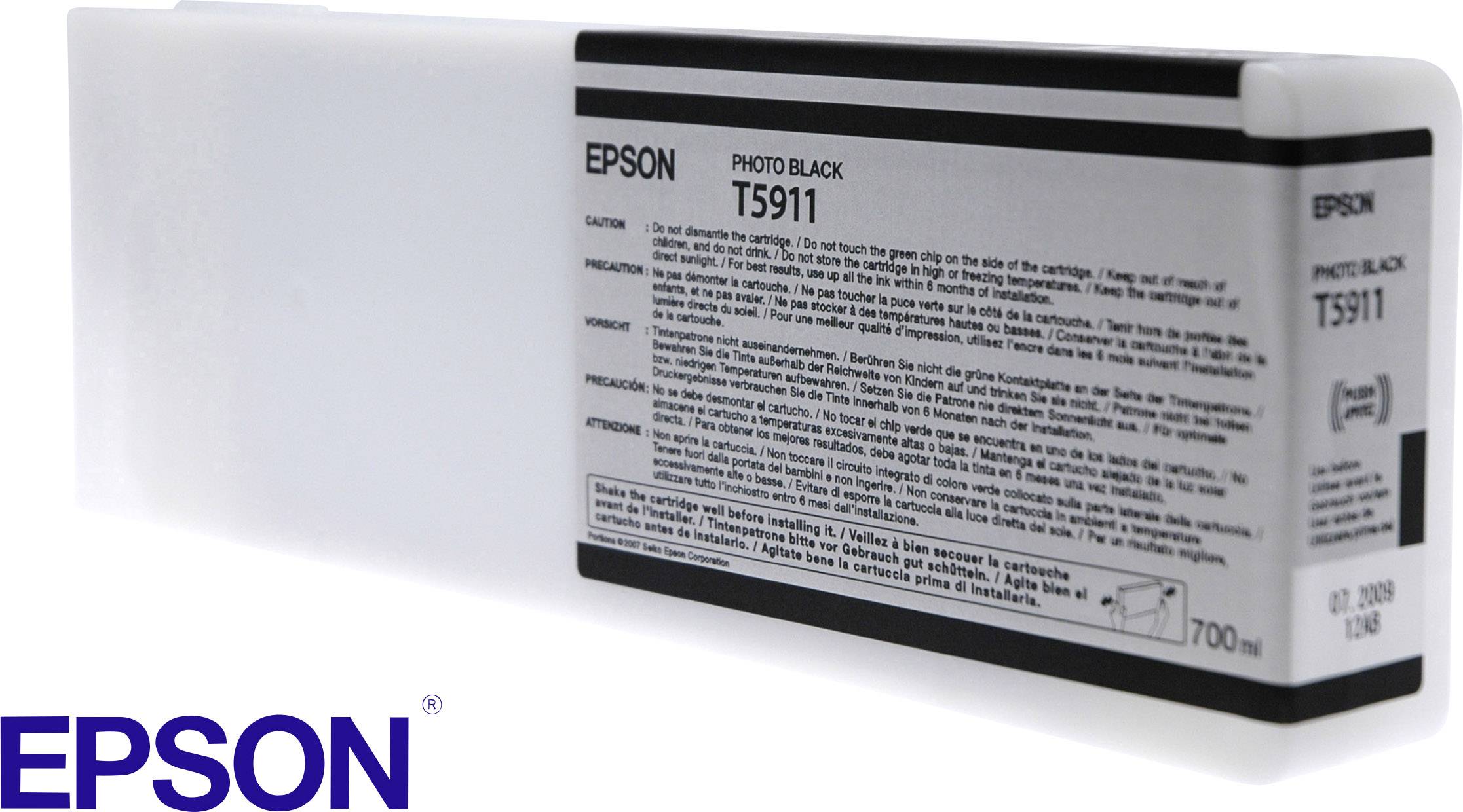 Epson Inktcartridge T5911 Origineel Single Foto zwart C 13 T 591100