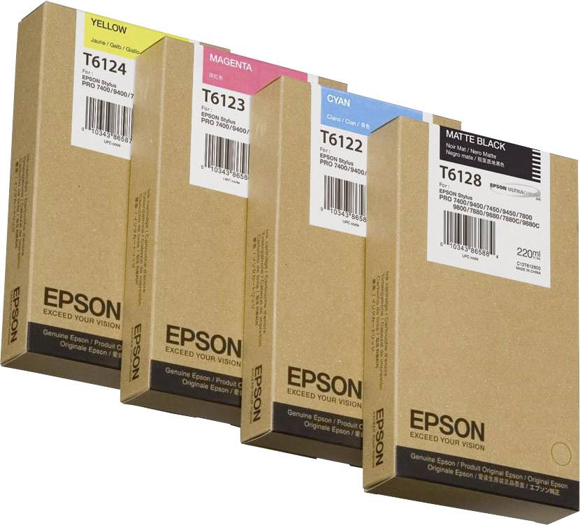 Epson Inktcartridge T6124 Origineel Geel C 13 T 612400