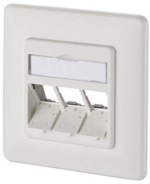 Metz Connect 130B20D31002KE Netwerkdoos Inbouw (in muur) Inzet met centraalstuk en frame Zonder connectoren 3 poorten Zu