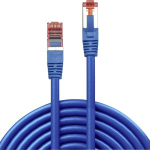 LINDY 47725 RJ45 Netwerkkabel, patchkabel CAT 6 S/FTP 20.00 m Blauw Snagless 1 stuk(s)
