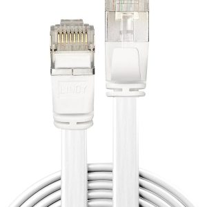 LINDY 47541 RJ45 Netwerkkabel, patchkabel CAT 6A U/FTP 1.00 m Wit Snagless 1 stuk(s) LINDY 47541 RJ45 Netwerkkabel, patchkabel CAT 6A U/FTP 1.00 m Wit Snagless 1 stuk(s)