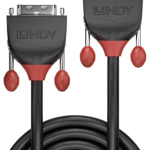 LINDY 36251 DVI-kabel DVI Aansluitkabel DVI-D 24+1-polige stekker, DVI-D 24+1-polige stekker 1.00 m Zwart LINDY 36251 DVI-kabel DVI Aansluitkabel DVI-D 24+1-polige stekker, DVI-D 24+1-polige stekker 1.00 m Zwart