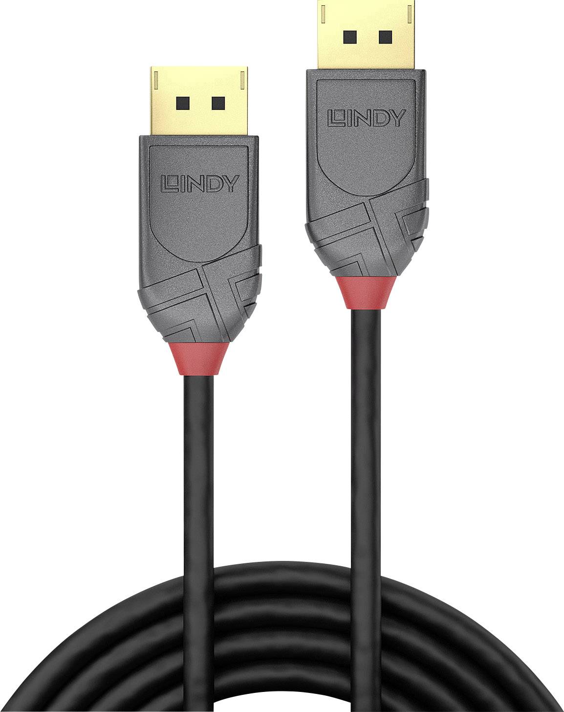 LINDY 36484 DisplayPort-kabel DisplayPort Aansluitkabel DisplayPort-stekker, DisplayPort-stekker 5.00 m Zwart