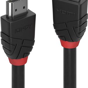 LINDY 36474 HDMI-kabel HDMI Aansluitkabel HDMI-A-stekker, HDMI-A-stekker 5.00 m Zwart 4K UHD