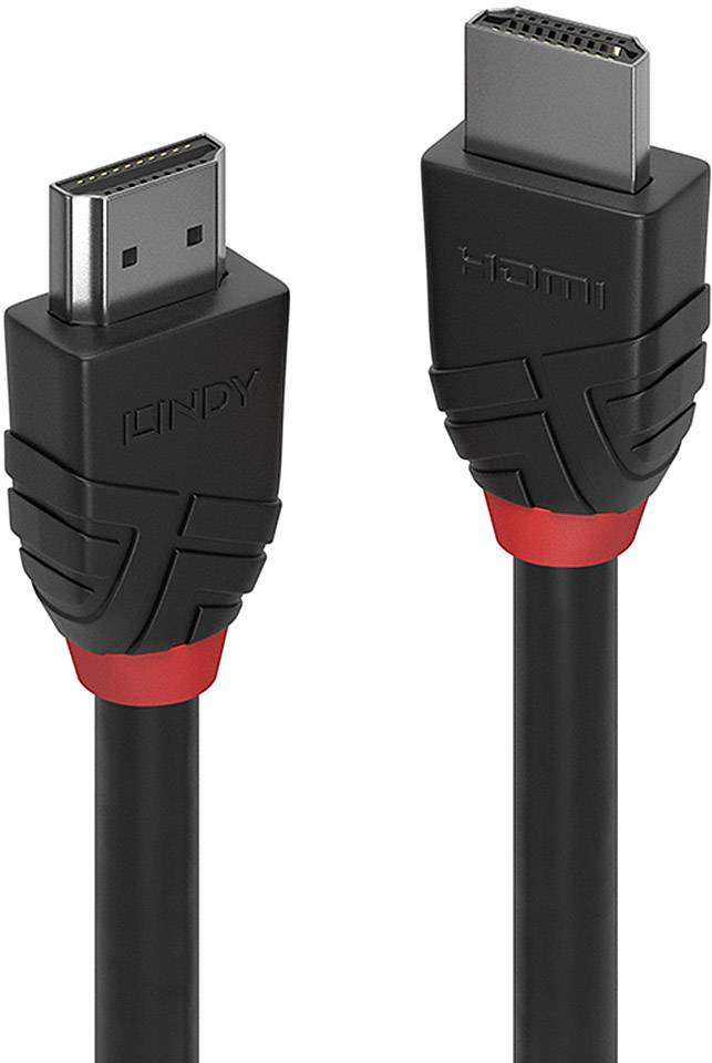 LINDY 36474 HDMI-kabel HDMI Aansluitkabel HDMI-A-stekker, HDMI-A-stekker 5.00 m Zwart 4K UHD