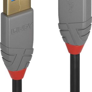 LINDY 36762 USB-kabel USB 3.2 Gen1 USB-A stekker, USB-A bus 2.00 m Zwart LINDY 36762 USB-kabel USB 3.2 Gen1 USB-A stekker, USB-A bus 2.00 m Zwart