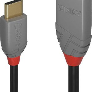 LINDY 36895 USB-kabel USB 3.2 Gen1 USB-A bus, USB-C stekker 0.15 m Zwart LINDY 36895 USB-kabel USB 3.2 Gen1 USB-A bus, USB-C stekker 0.15 m Zwart