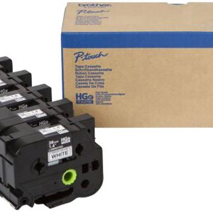 Brother HGe-261V5 Labeltape Set van 5 stuks Tapekleur: Wit Tekstkleur: Zwart 36 mm 8 m Brother HGe-261V5 Labeltape Set van 5 stuks Tapekleur: Wit Tekstkleur: Zwart 36 mm 8 m