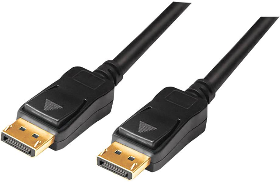 LogiLink CV0113 DisplayPort-kabel DisplayPort Aansluitkabel DisplayPort-stekker, DisplayPort-stekker 15.00 m Zwart