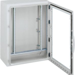 Schneider Electric NSYBRF17PLAG 19 inch Frame voor patchkast 17 HE Vast inbouw Grijs