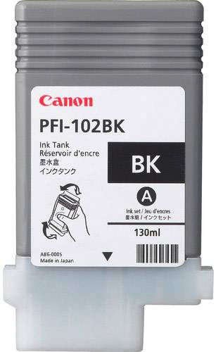 Canon Inktcartridge PFI-102BK Origineel Enkel Zwart 0895B001