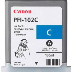 Canon Inktcartridge PFI-102 C Origineel Cyaan 0896 B 001 Canon Inktcartridge PFI-102 C Origineel Cyaan 0896 B 001