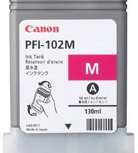 Canon Inktcartridge PFI-102 M Origineel Single Magenta 0897B001 Canon Inktcartridge PFI-102 M Origineel Single Magenta 0897B001