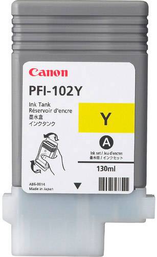 Canon Inktcartridge PFI-102Y Origineel Enkel Geel 0898B001