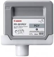 Canon Inktcartridge PFI-301 PGY Origineel Lichtgrijs 1496 B 001