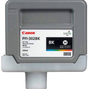 Canon Inktcartridge PFI-302 BK Origineel Zwart 2216 B 001 Inkt Canon Inktcartridge PFI-302 BK Origineel Zwart 2216 B 001 Inkt