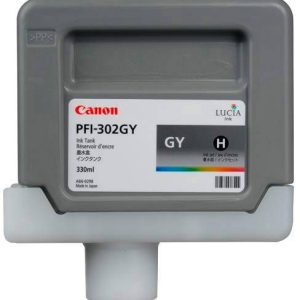 Canon Inktcartridge PFI-302 GY Origineel Grijs 2217 B 001 Canon Inktcartridge PFI-302 GY Origineel Grijs 2217 B 001