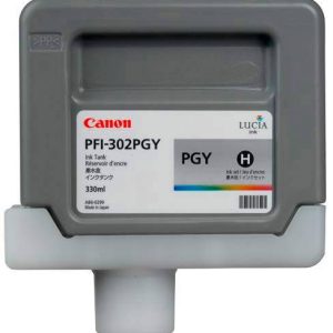 Canon Inktcartridge PFI-302 PGY Origineel Lichtgrijs 2218 B 001 Canon Inktcartridge PFI-302 PGY Origineel Lichtgrijs 2218 B 001