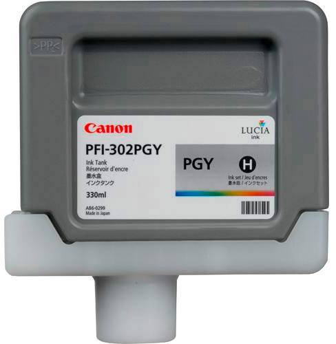 Canon Inktcartridge PFI-302 PGY Origineel Lichtgrijs 2218 B 001