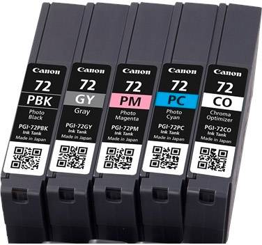 Canon Inktcartridge PGI-72 Origineel Combipack Foto zwart, Foto cyaan, Foto magenta, Grijs 6403B007 Inkt