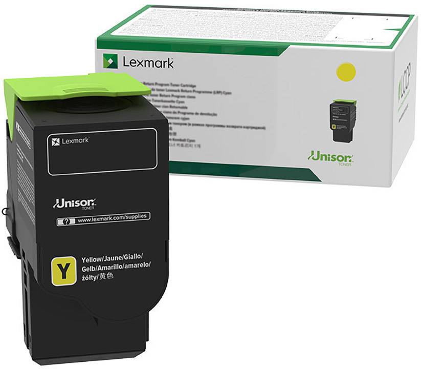 Lexmark Tonercassette (recycling) C2325 C2425 C2535 MC2325 MC2425 MC2535 MC2640 Origineel Geel 2300 bladzijden C232HY0