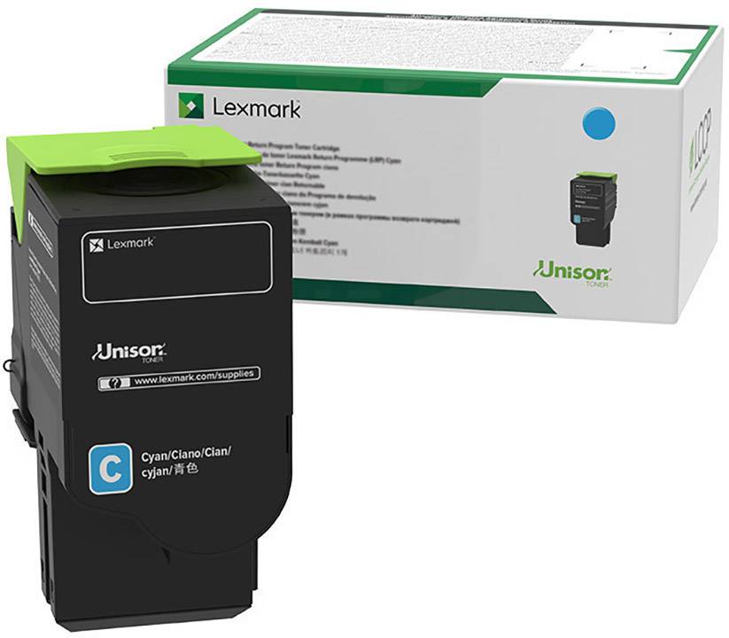 Lexmark Tonercassette (recycling) C2425 C2535 MC2425 MC2535 MC2640 Origineel Cyaan 3500 bladzijden C242XC0
