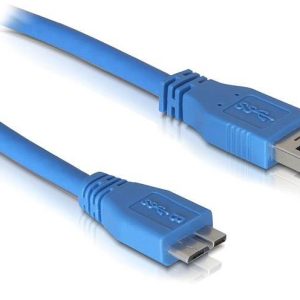 Delock USB-kabel USB 3.2 Gen1 USB-A stekker, USB-micro-B 3.0 stekker 1.00 m Blauw Vergulde steekcontacten 82531 Delock USB-kabel USB 3.2 Gen1 USB-A stekker, USB-micro-B 3.0 stekker 1.00 m Blauw Vergulde steekcontacten 82531
