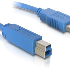 Delock 82581 USB-kabel USB 3.2 Gen1 USB-A stekker, USB-B stekker 3.00 m Blauw Vergulde steekcontacten Delock 82581 USB-kabel USB 3.2 Gen1 USB-A stekker, USB-B stekker 3.00 m Blauw Vergulde steekcontacten