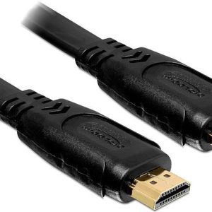 Delock 82670 HDMI-kabel HDMI Aansluitkabel HDMI-A-stekker, HDMI-A-stekker 2.00 m Zwart 4K UHD Delock 82670 HDMI-kabel HDMI Aansluitkabel HDMI-A-stekker, HDMI-A-stekker 2.00 m Zwart 4K UHD