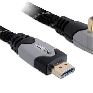 Delock 82993 HDMI-kabel HDMI Aansluitkabel HDMI-A-stekker, HDMI-A-stekker 1.00 m Zwart 4K UHD, Vergulde steekcontacten Delock 82993 HDMI-kabel HDMI Aansluitkabel HDMI-A-stekker, HDMI-A-stekker 1.00 m Zwart 4K UHD, Vergulde steekcontacten