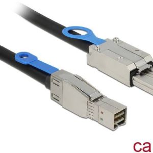 Delock HDD Aansluitkabel [1x Mini-SAS-stekker (SFF-8644) – 1x Mini-SAS-stekker (SFF-8088)] 3.00 m Zwart
